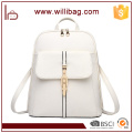 Fashional Teenage High Quality PU Leather Backpack Mujeres